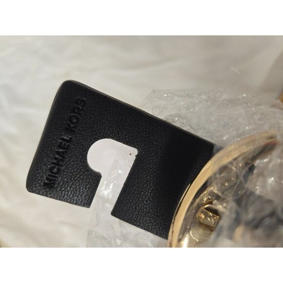 NEW Michael Kors Woven Leather Stretch Belt Size Small/Medium - Picture 5 of 6